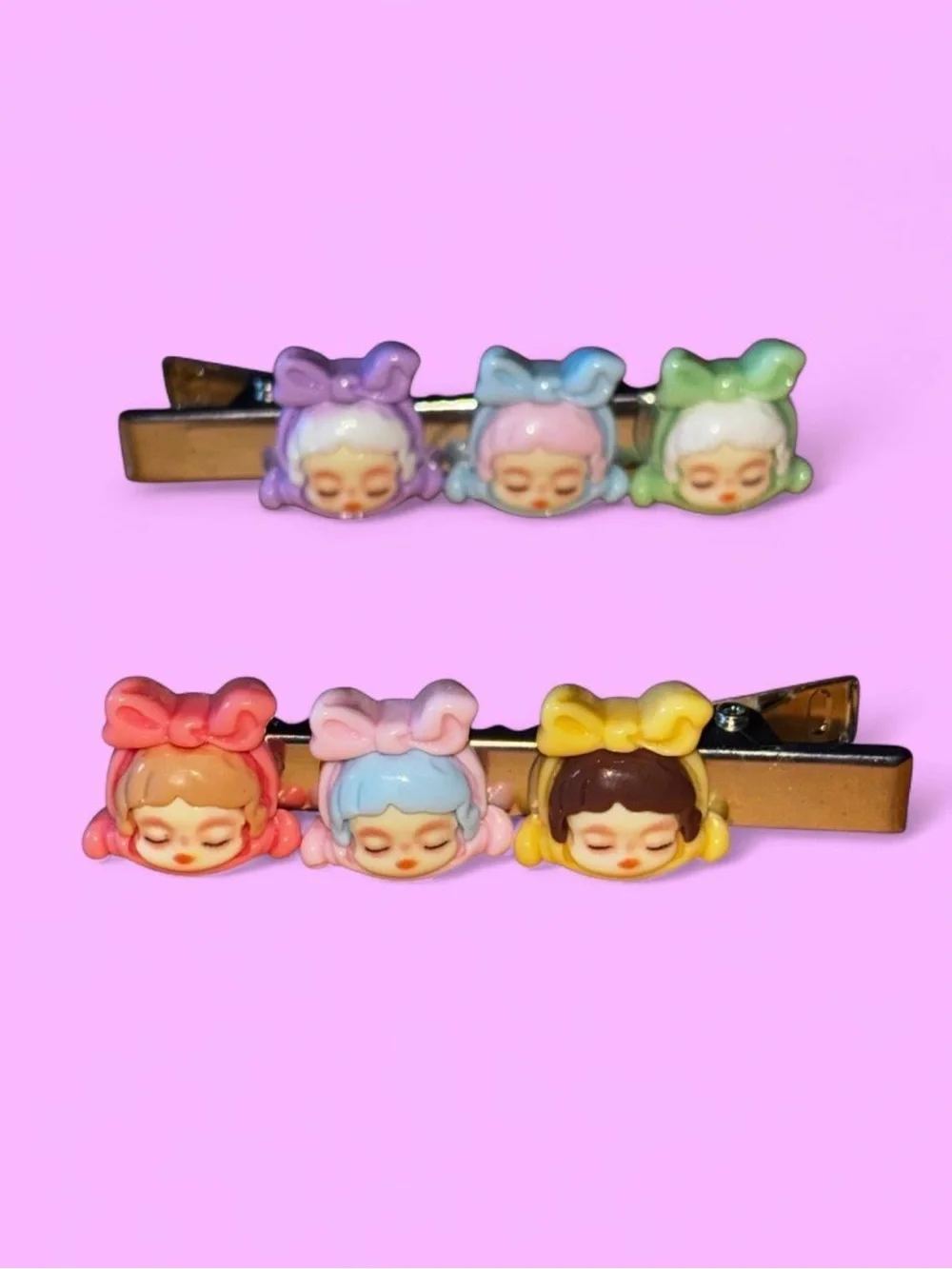 Cute Pastel Girl Hair Clips Set of 2
